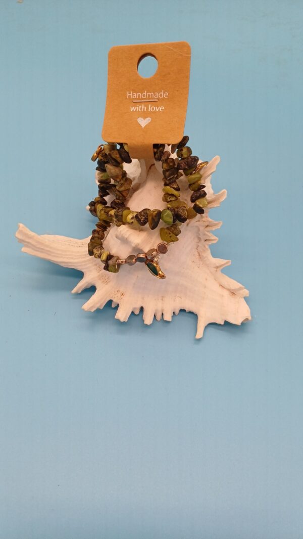 Armband van natuursteen